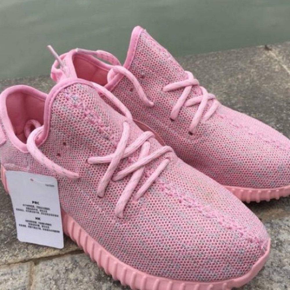 pink yeezys